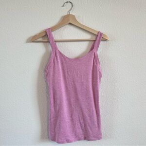 ALO yoga Pink Heather tank top - size medium